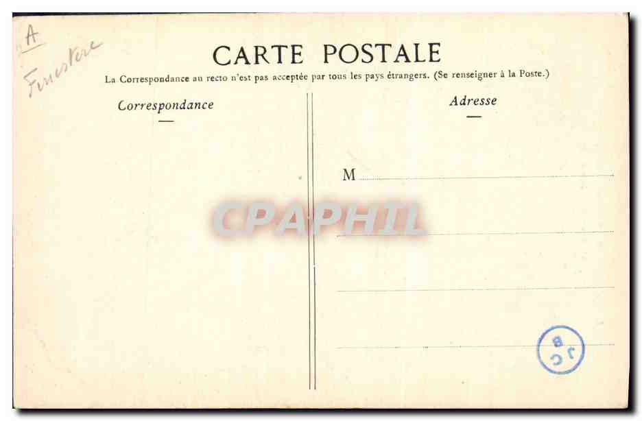 Les Coiffes Bretonnes — Collection E. Hamonic — n° 1021 — Pont-Aven — Verso