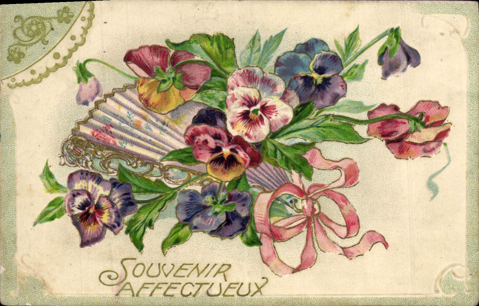 CPA Fantaisie Fleurs 