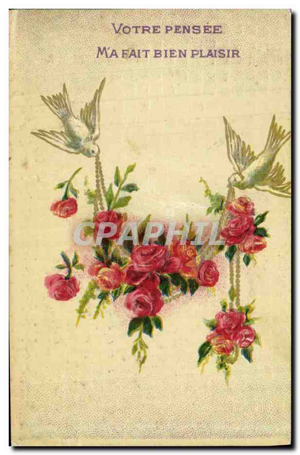 CPA Fantaisie Fleurs Colombes 