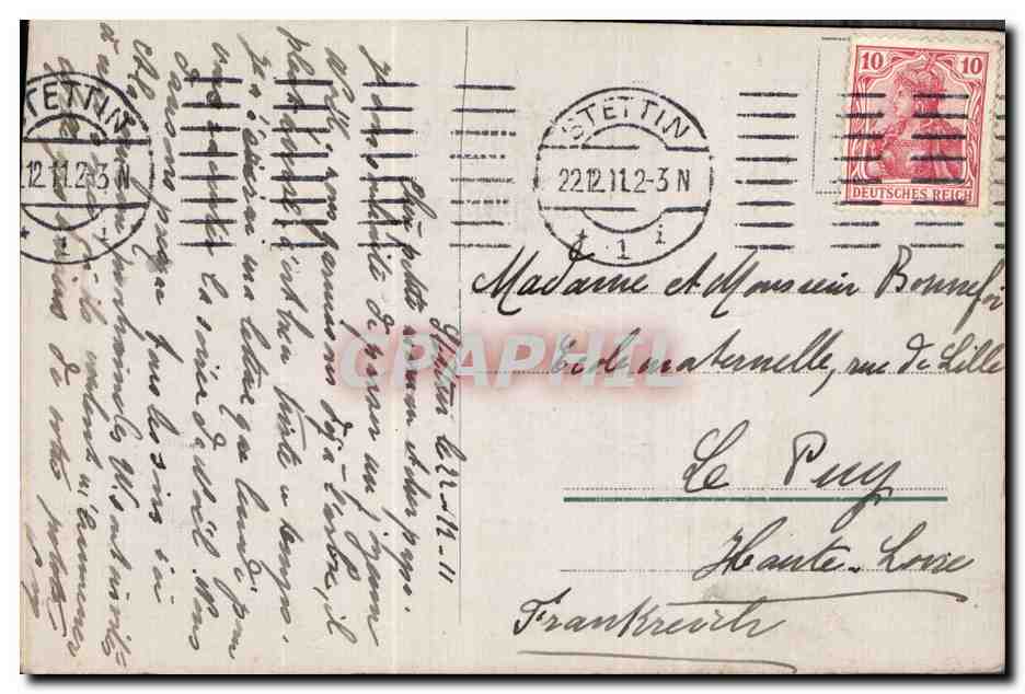 CPA Fantaisie Enfants  — Rückseite
