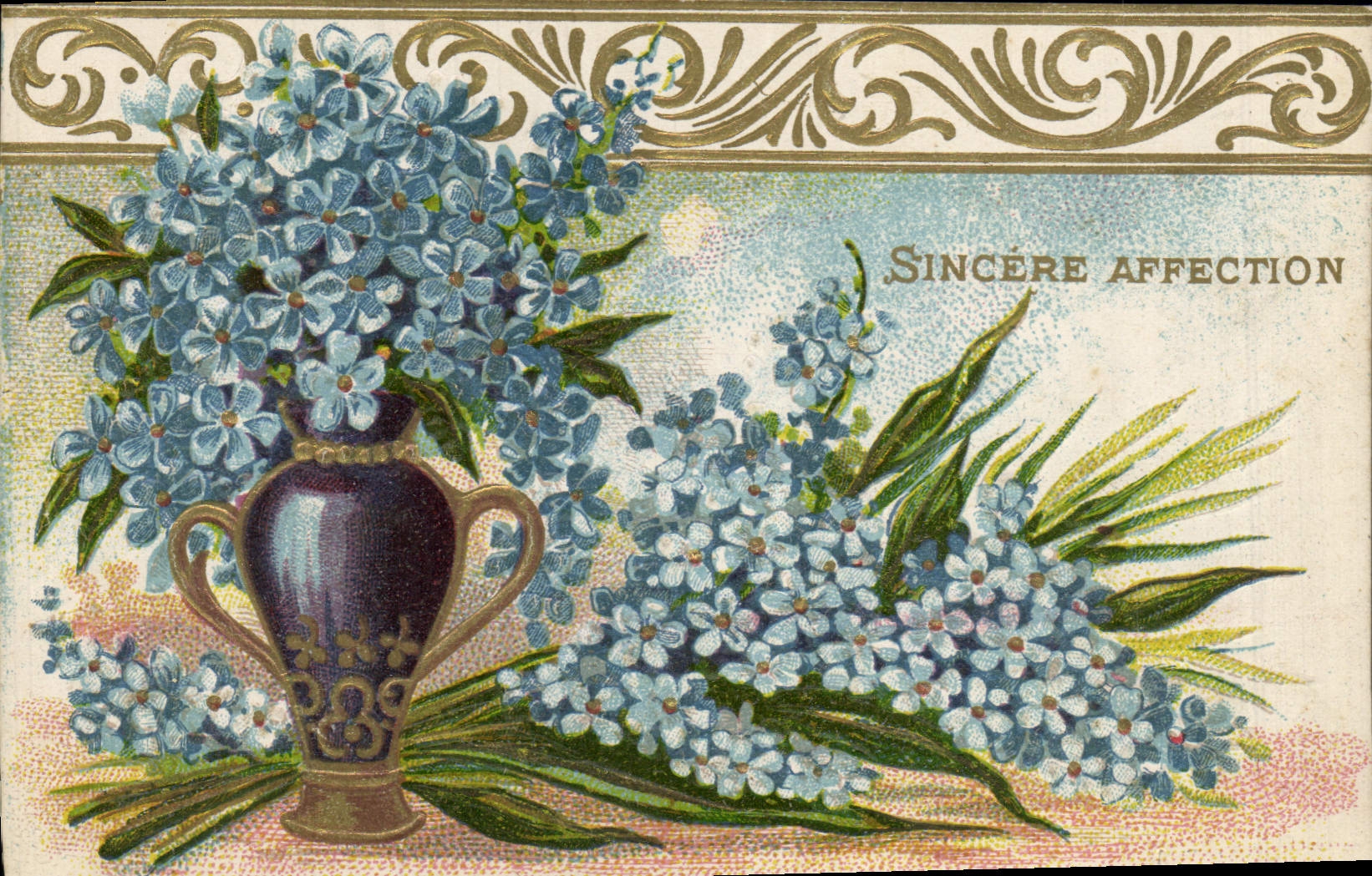 CPA Fantaisie Fleurs 