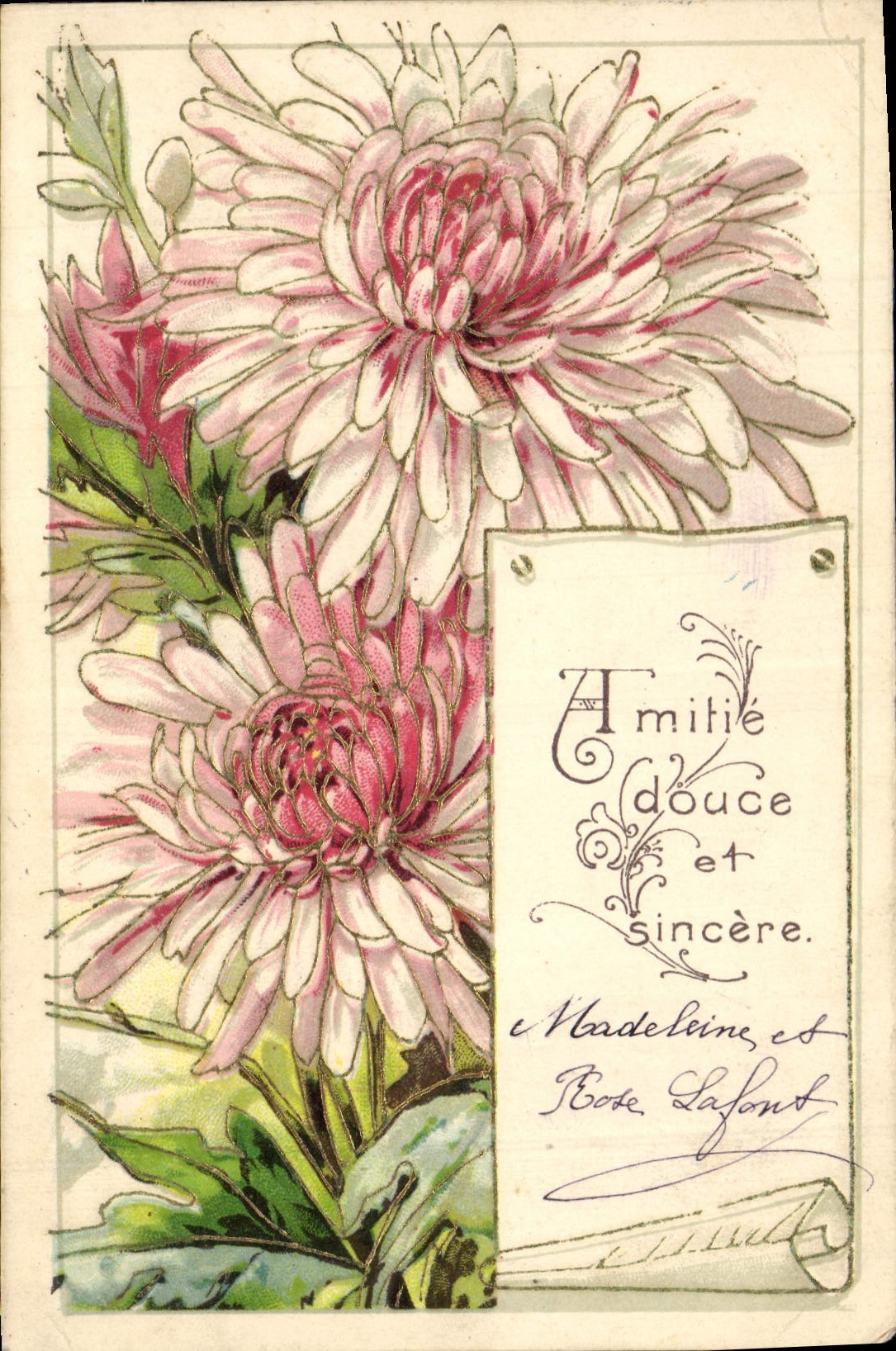 CPA Fantaisie Fleurs 