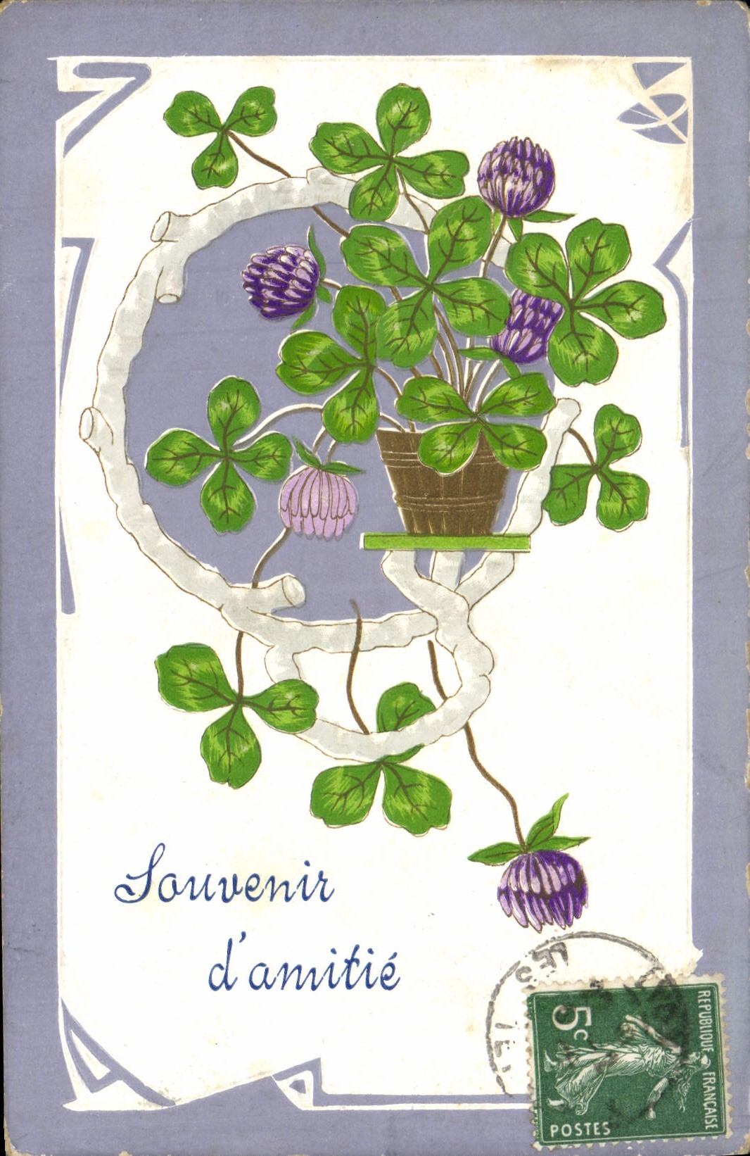 CPA Fantaisie Fleurs 