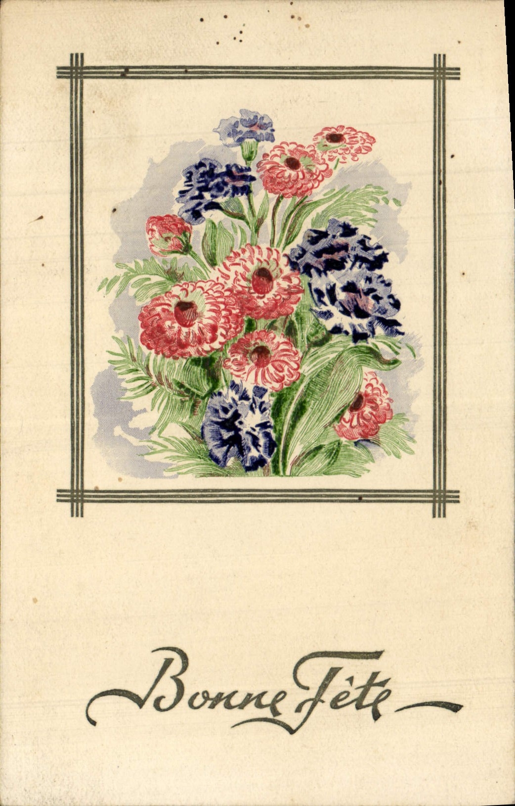 CPA Fantaisie Fleurs 