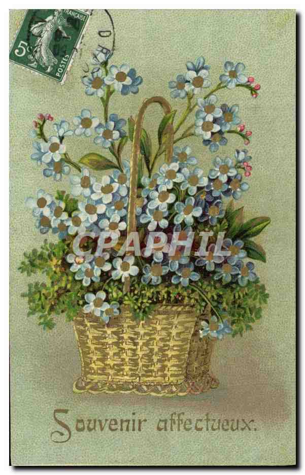 CPA Fantaisie Fleurs 