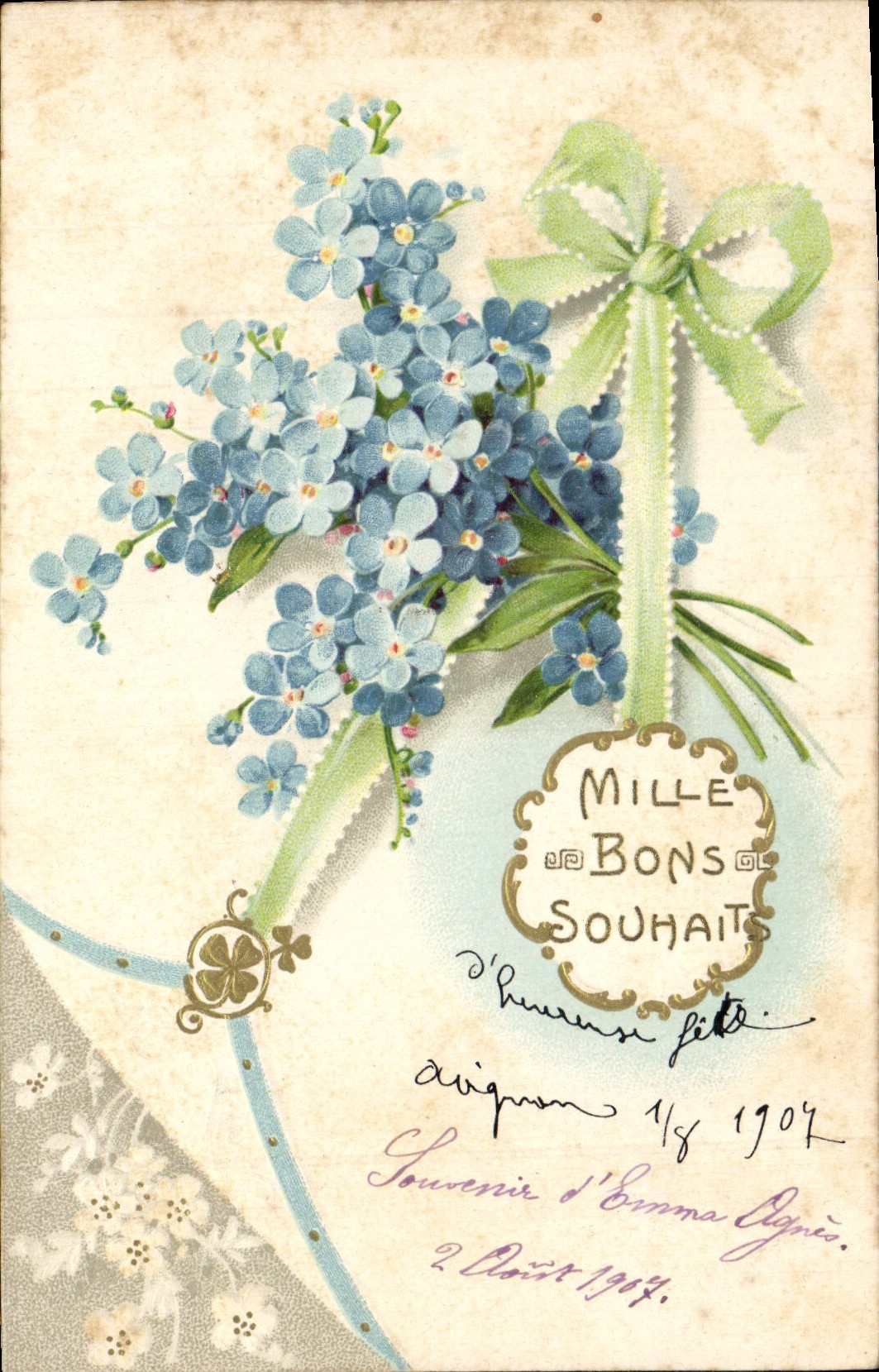 CPA Fantaisie Fleurs 