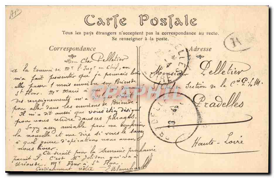 CPA Dentelle Dentelliere  — Verso
