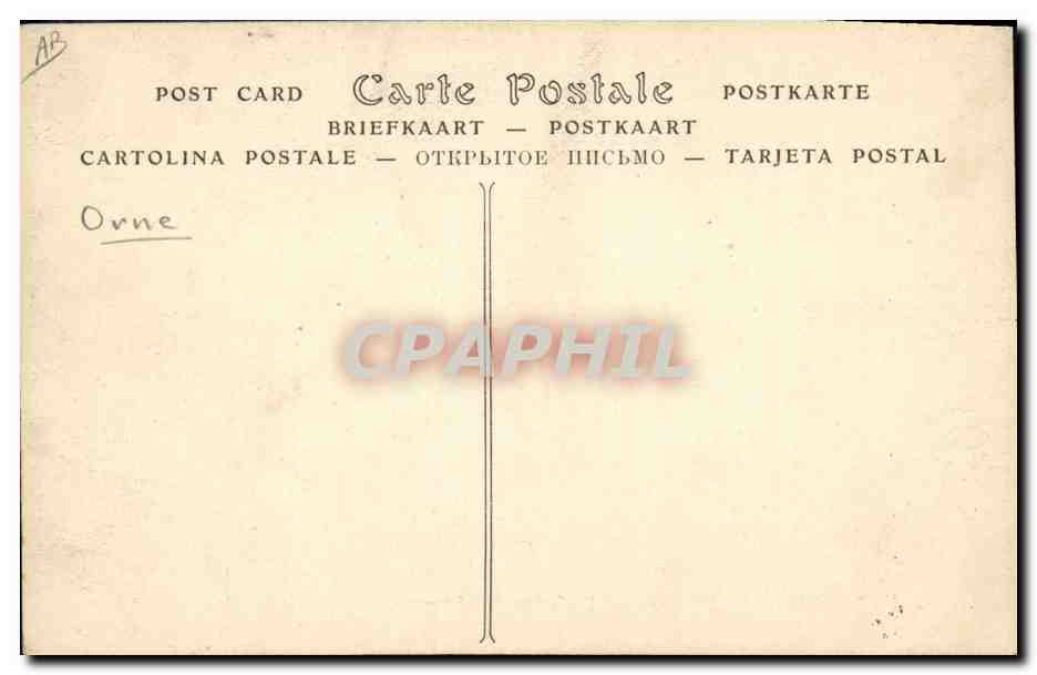 CPA Dentelle Dentelliere Point d'Argentan et d'Alencon reunis Ecole dentelliere d'Argentan Normandie  — Verso