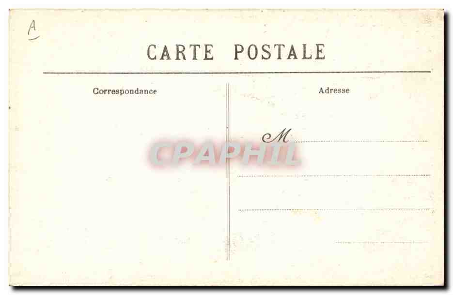 CPA Dentelle Ecole Dentelliere de Point D'Alencon — Verso