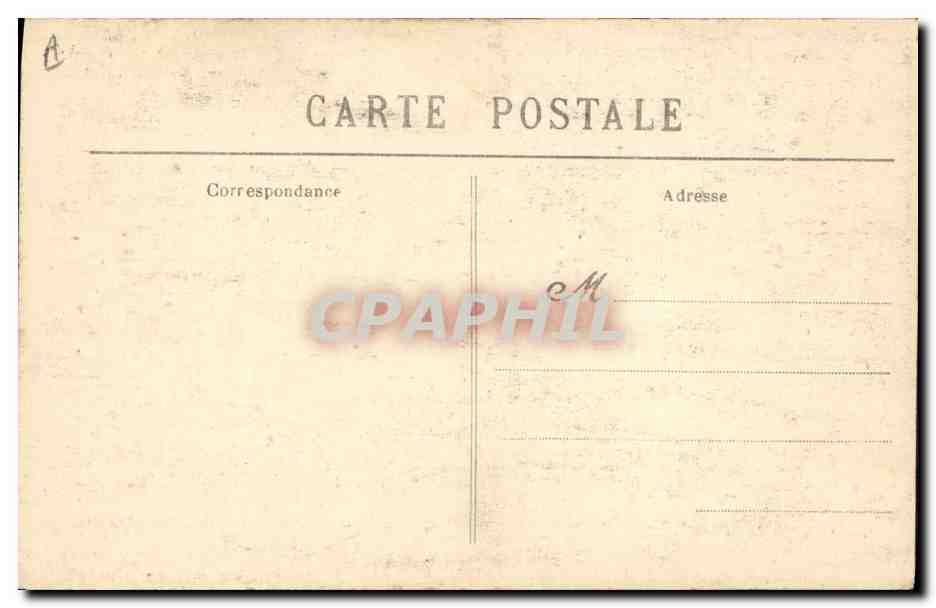 CPA Dentelle Dentelliere Point d'Alencon Bonnet de 1840 Ecole dentelliere — Verso