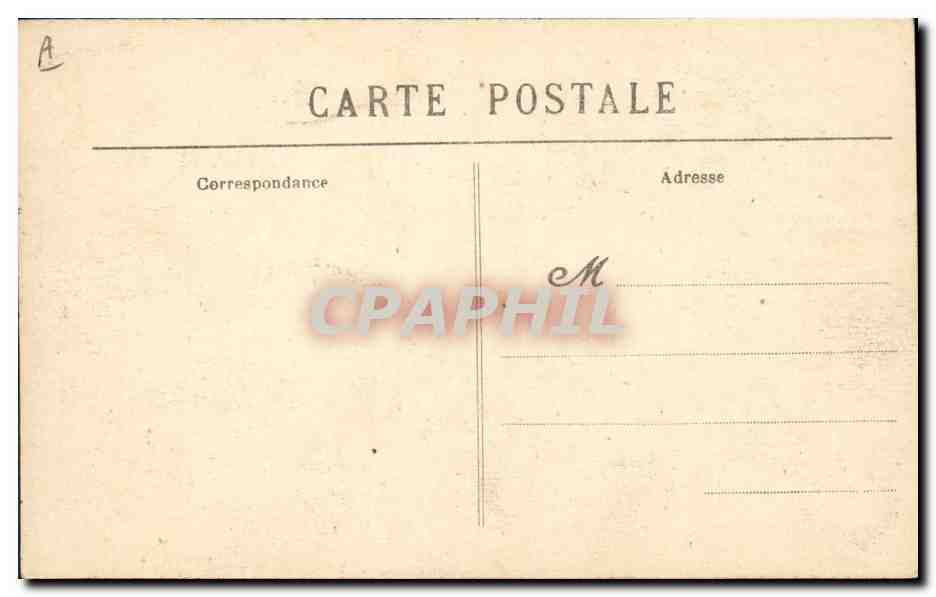 CPA Dentelle Ecole Dentelliere de Point d'Alencon — Verso