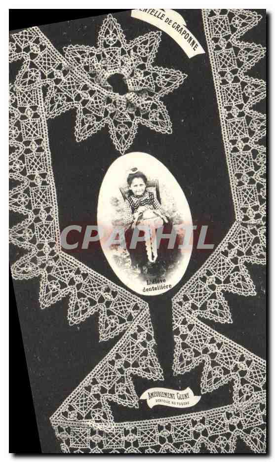 CPA Dentelle Dentelliere Craponne Cluny