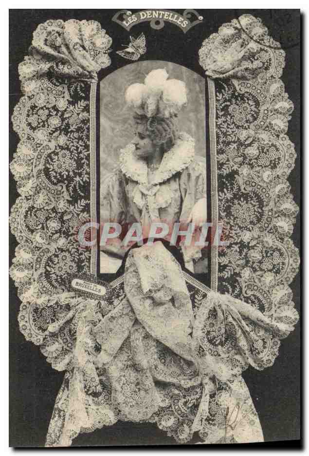 CPA Dentelle Dentelliere Bruxelles