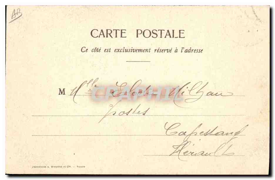 CPA Dentelle Dentelliere Bruxelles — Verso