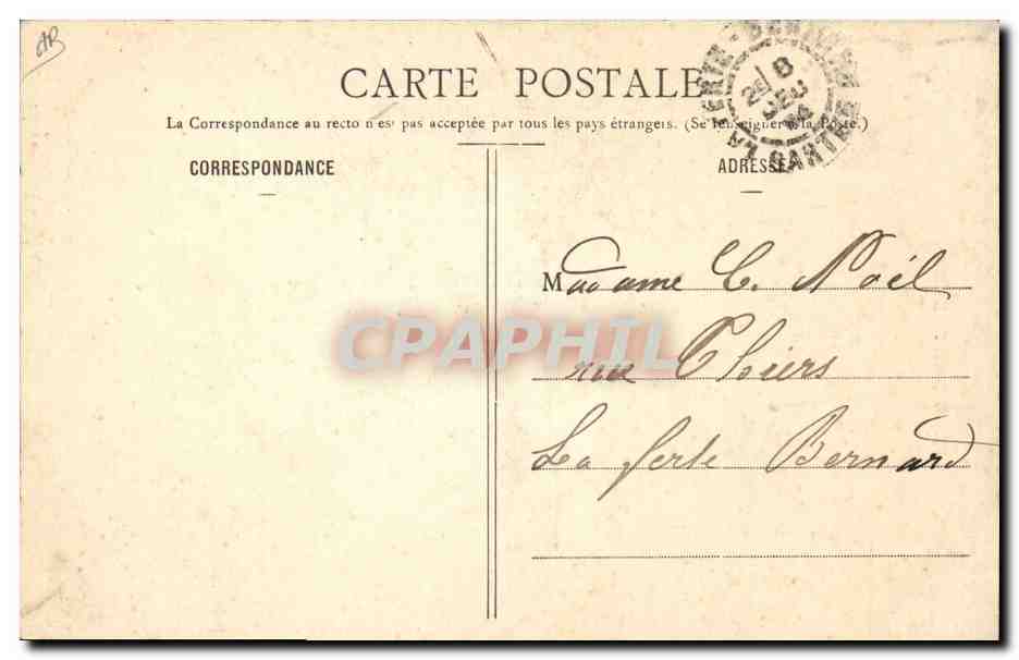 CPA Dentelle Dentelliere Valenciennes — Verso
