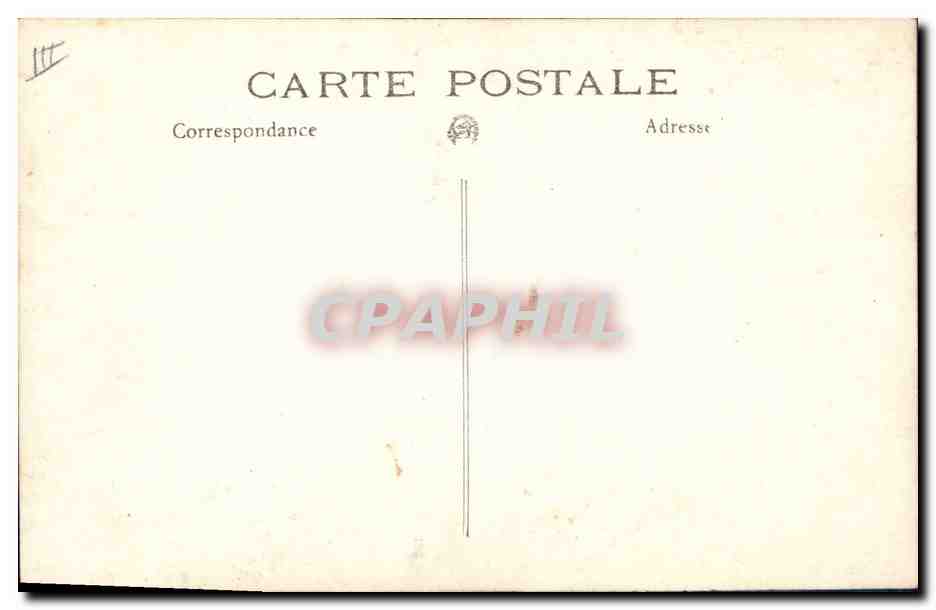 CPA Personnalite en grand uniforme  — Verso