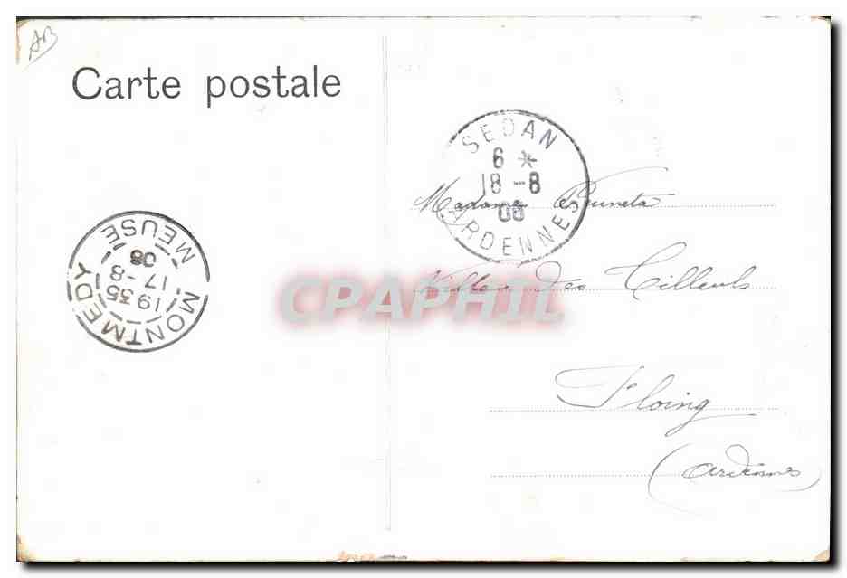 CPA Mme Lherris lenka — Verso