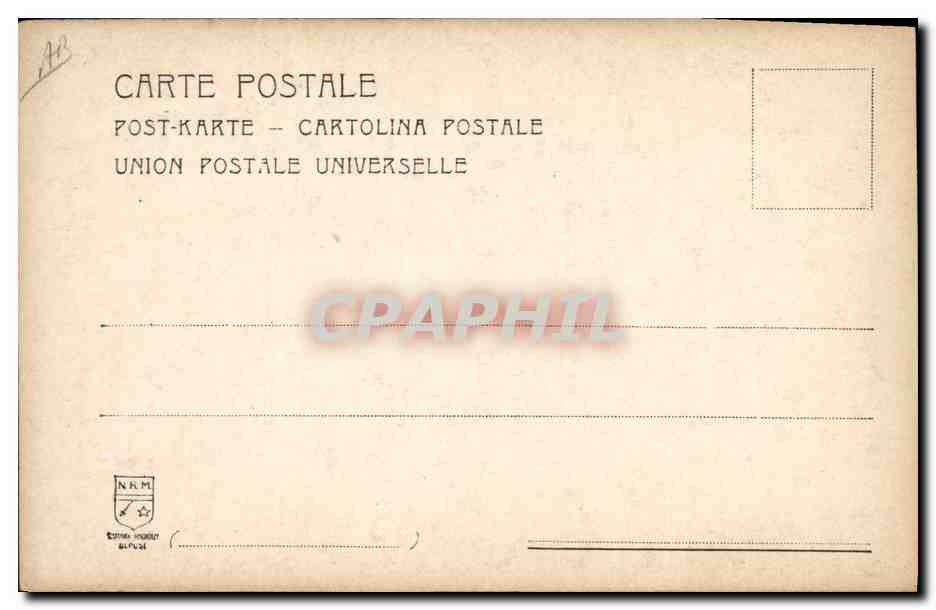 CPA Camillo Cavour  — Verso