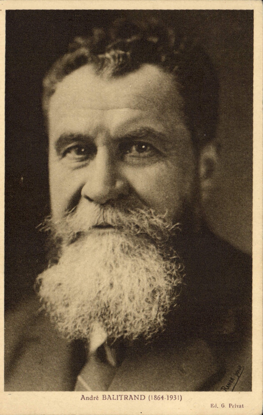CPA Andre Balitrand 1864 1931 