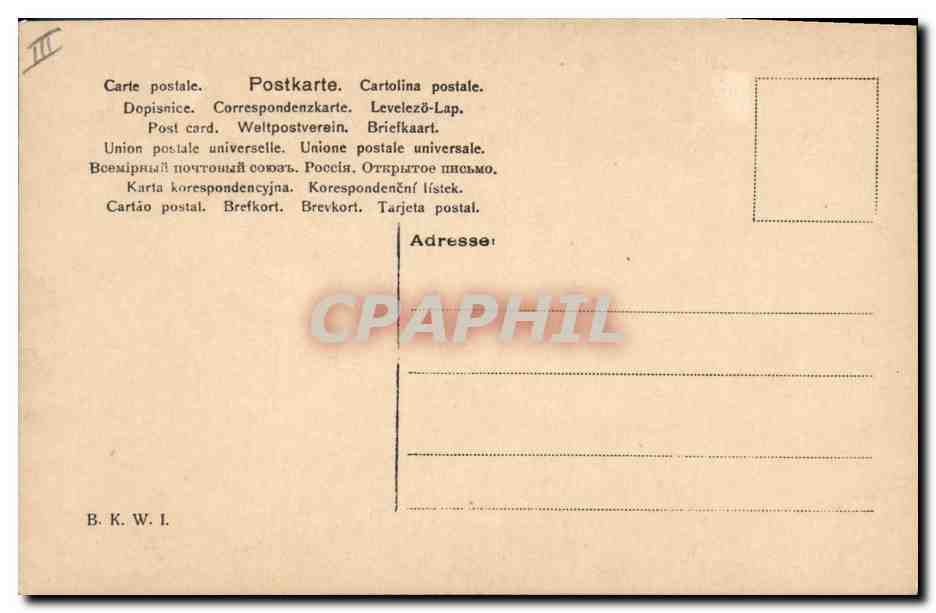 CPA Josef Kainz  — Verso