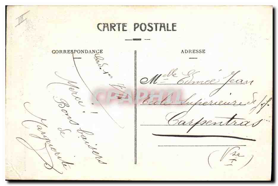 CPA Potrait de Felicien David Cadenet Felicien David  — Verso