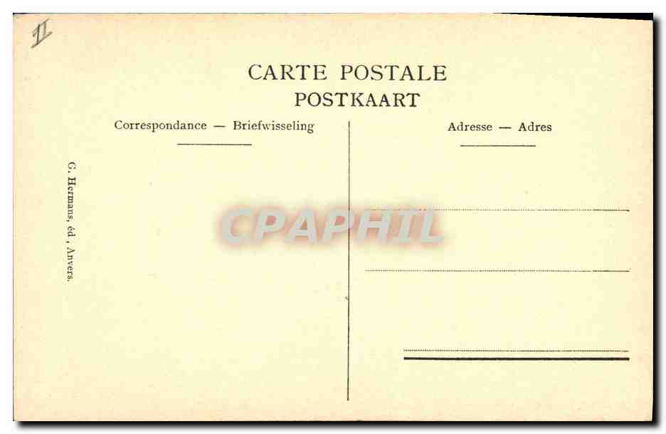 CPA Rubens 1577 1640 Peintre  — Rückseite