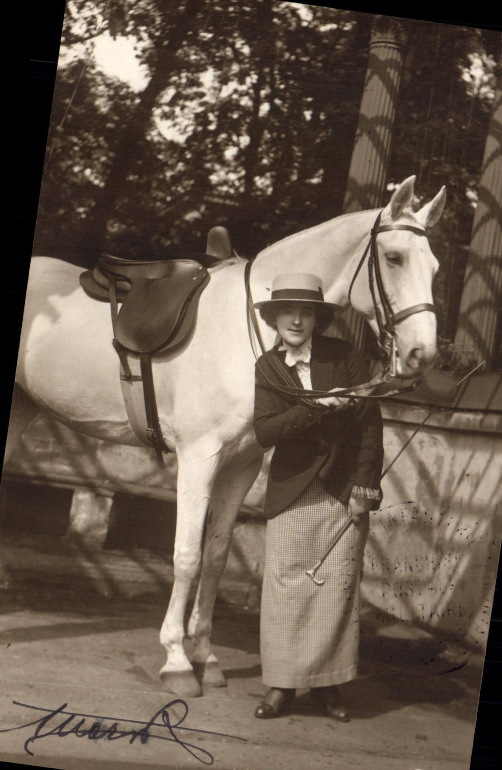 CPA Cheval Equitation Hippisme Femme