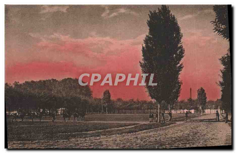 Parc de la Villette — vue du parc au crépuscule — éditeur anonyme, n° de série 8015