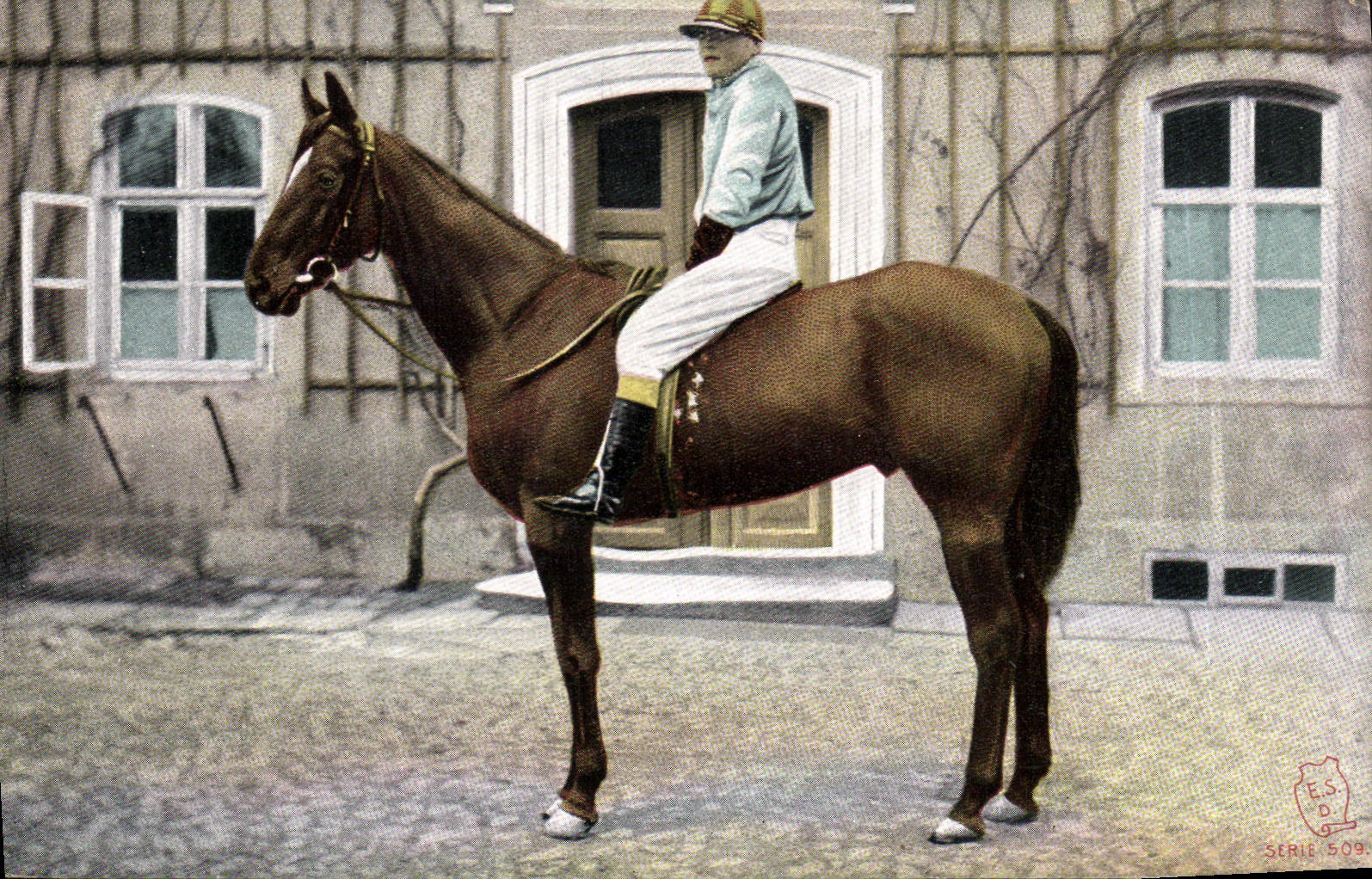 Jockey à cheval — Série 509 — E.S.D.