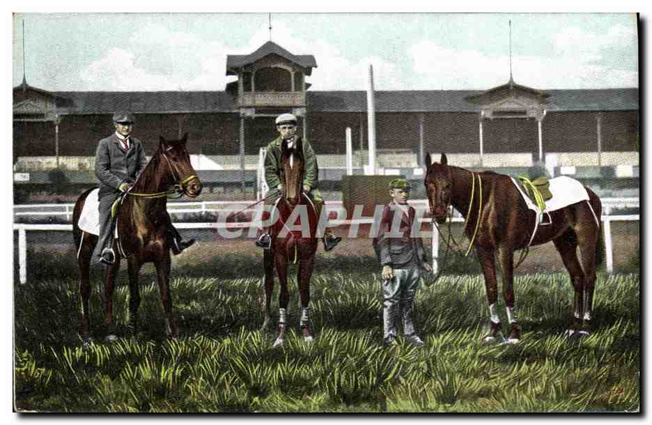Course de chevaux — hippodrome — Graphile