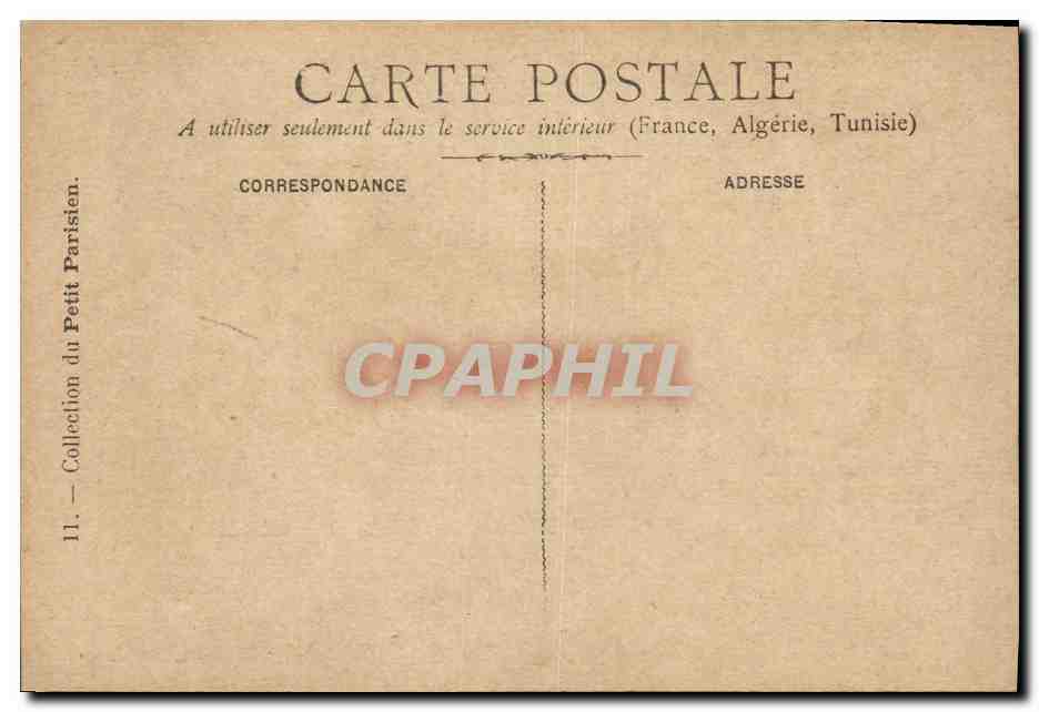 Femme en costume espagnol — L'Eventail Espagnol — Collection du Petit Parisien, n°11 — Verso