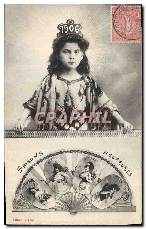 CPA Fantaisie Eventail Enfant