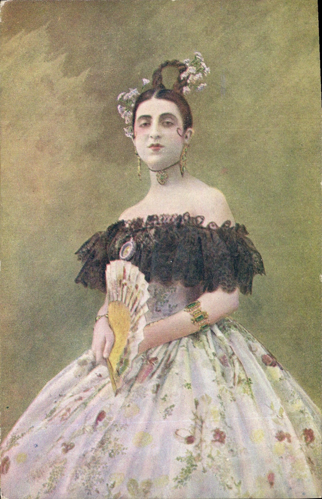Femme en robe de bal — portrait — LUISA DE VIGNE, N° 108