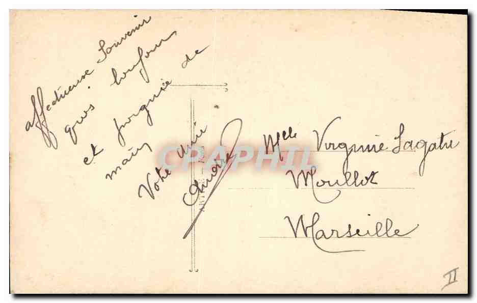 Fan de cartes postales — Roses — Éditeur La Favorite n°1241 — Rückseite