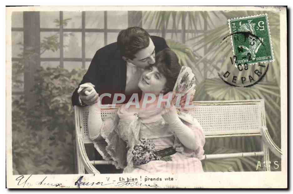 Un doux baiser — scène amoureuse — A.S. éditeur