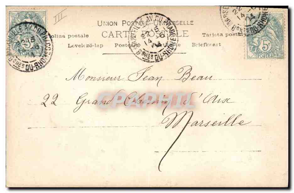 Oda Milany — Portrait féminin avec éventail — Reedlinger Paris S.J.P. n°941 — Achterkant