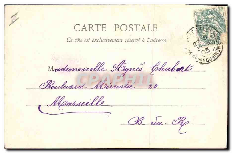 CPA Fantaisie Enfant Annee 1904 — Rückseite