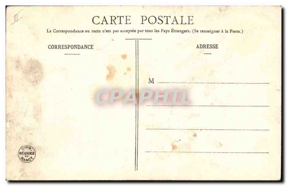 CPA Fantaisie Enfant Annee 1906 — Rückseite