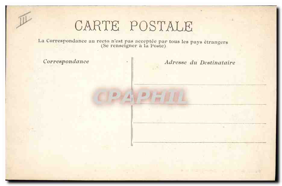 CPA Corrida Course de taureaux Passe de muleta — Rückseite