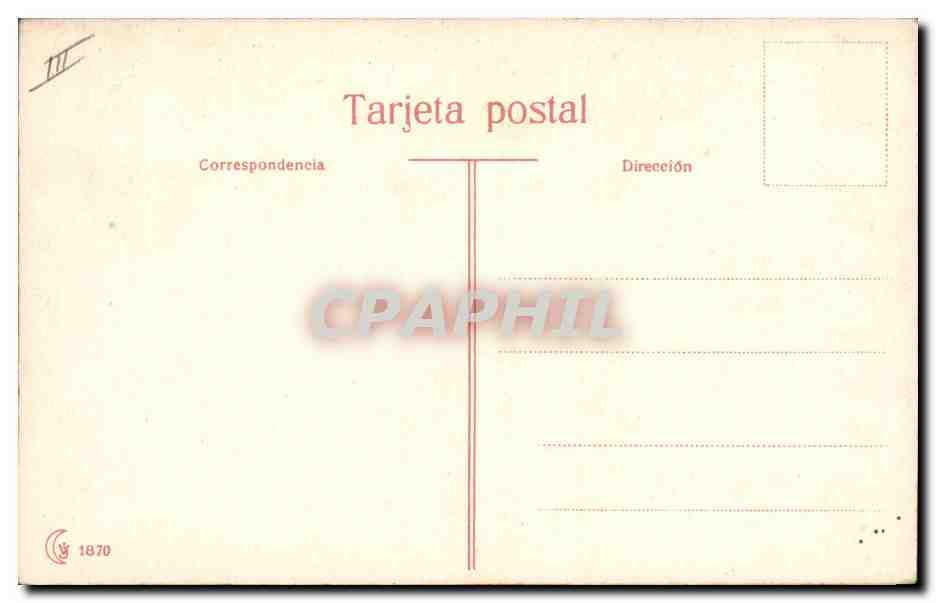 CPA Corrida Course de taureaux Entrada de la cuadrilla — Rückseite