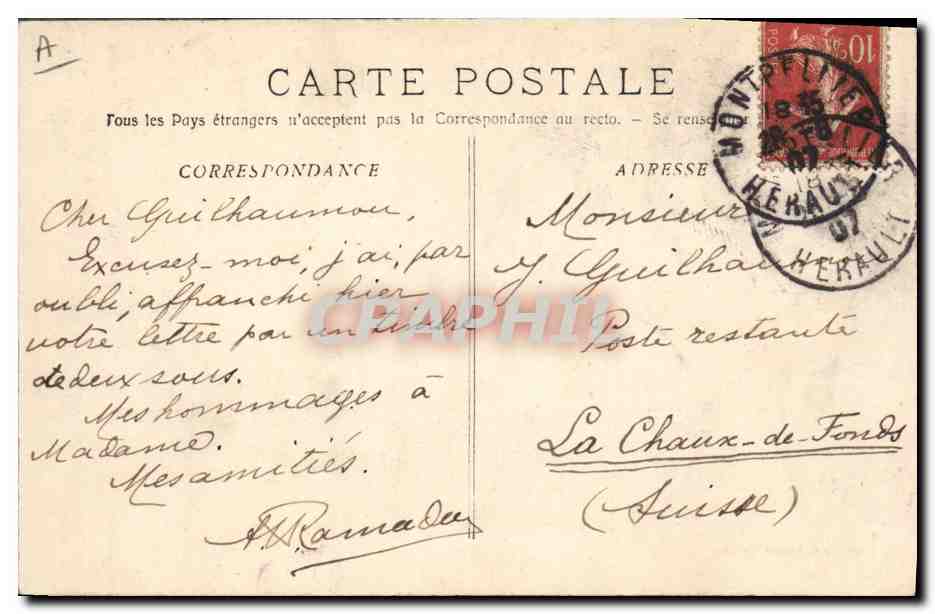 Course de Taureaux — Un Picader — Phototypie E. Lacour Marseille — Reverso