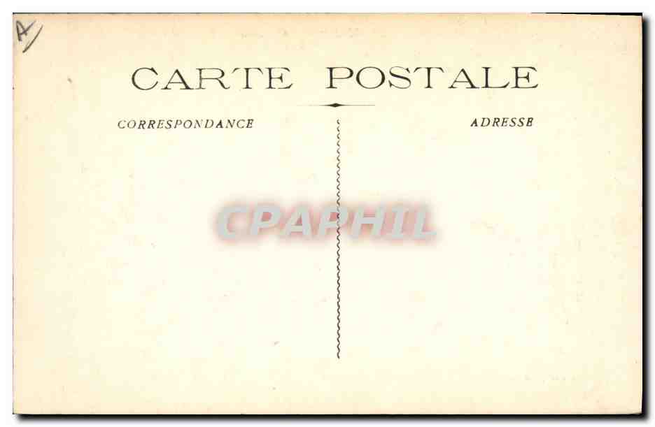CPA Bateau de Guerre Verite Cuirasse d'escadre — Verso