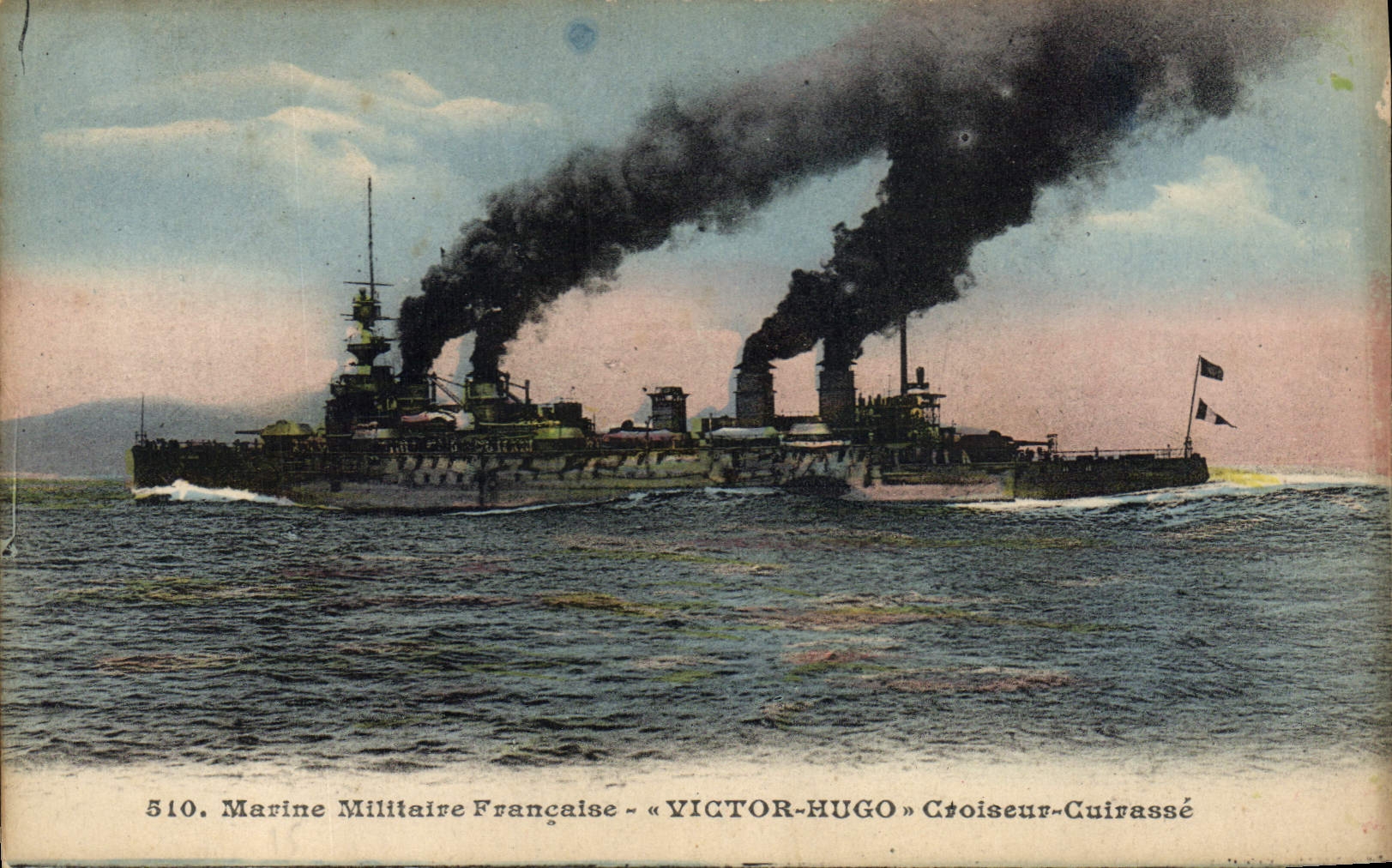 Croiseur-Cuirassé « Victor-Hugo » — Marine Militaire Française — n° 510