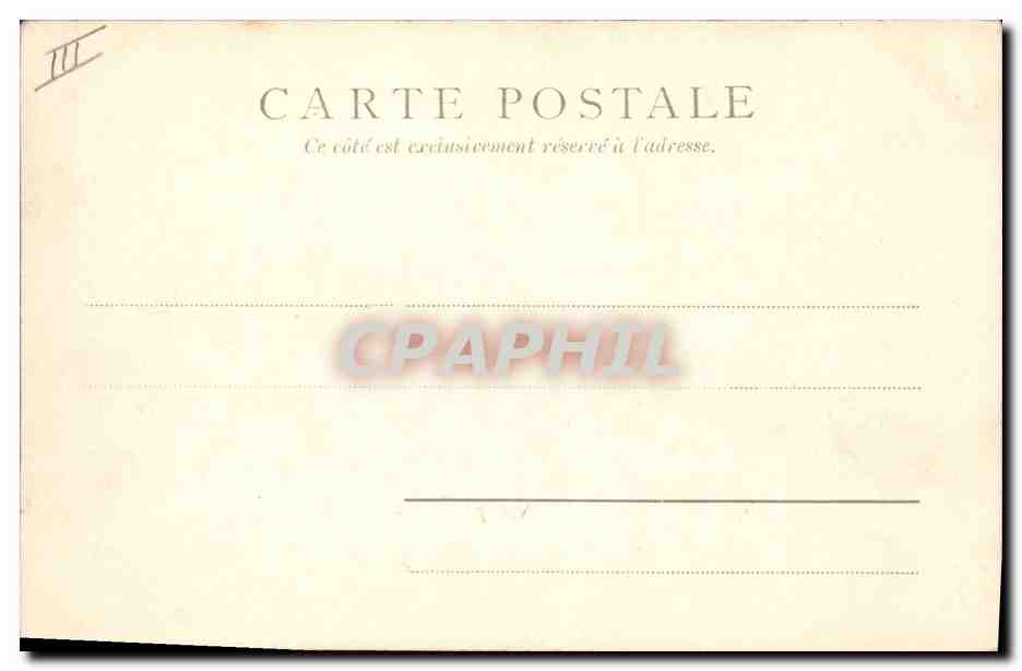 CPA Bateau de Guerre Valmy — Verso