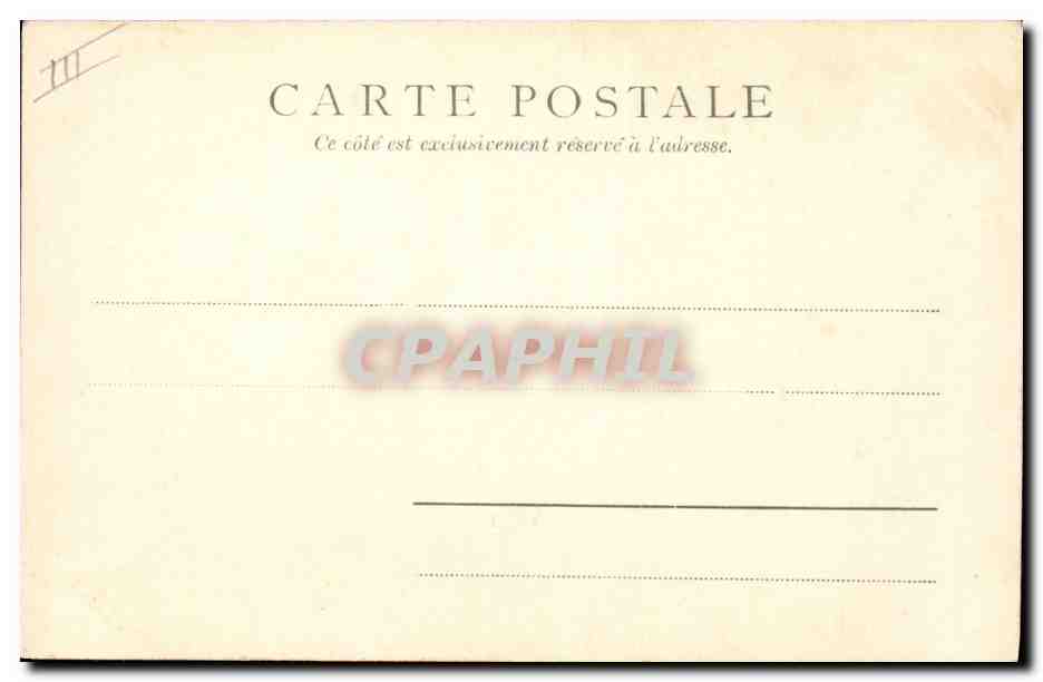 CPA Bateau de Guerre Valmy — Verso