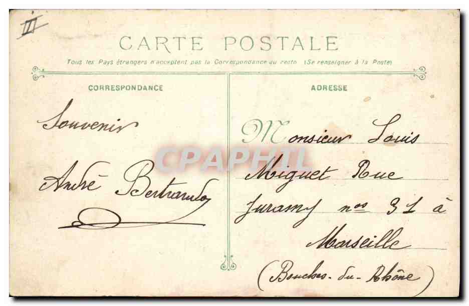 Voltaire — Un des types de la future Escadre de 18000 tonnes — Phototype Marius Bar — Toulon — Verso