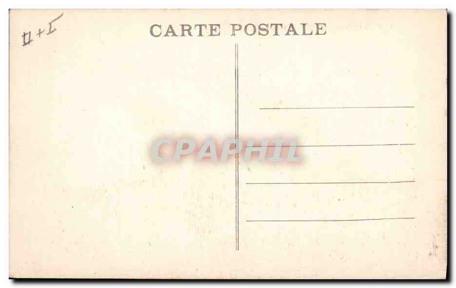 CPA Bateau de Guerre Croiseur Victor Hugo — Verso