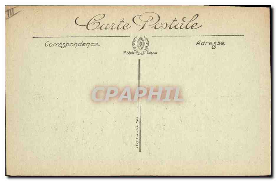 CPA Bateau de Guerre Le Voltaire — Verso