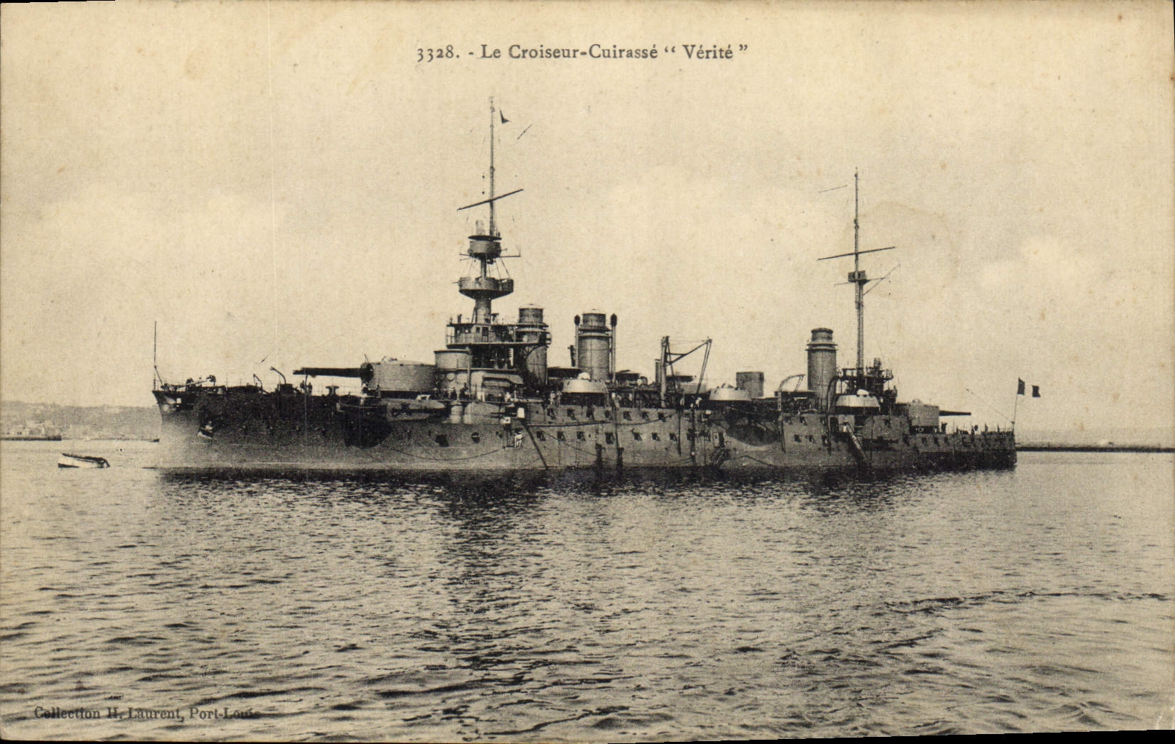 Le Croiseur-Cuirassé "Vérité" — Collection H. Laurent, Port-Louis