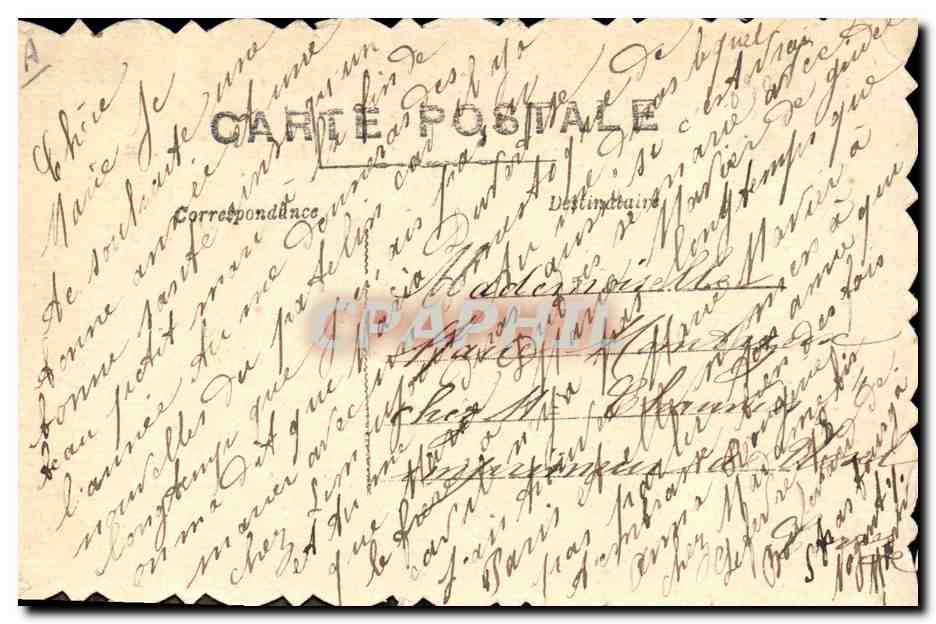 CPA Fantaisie Main Fleurs  — Verso